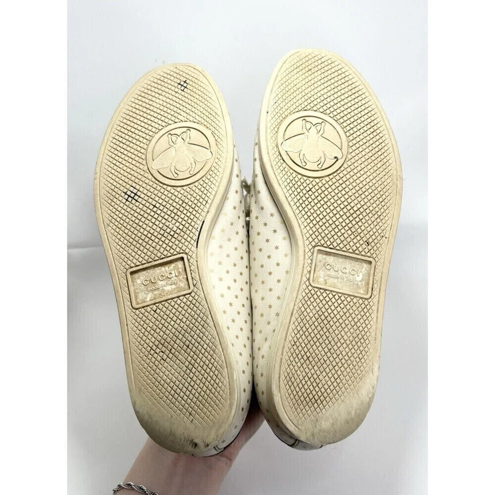 Gucci Cream and Red Sneakers